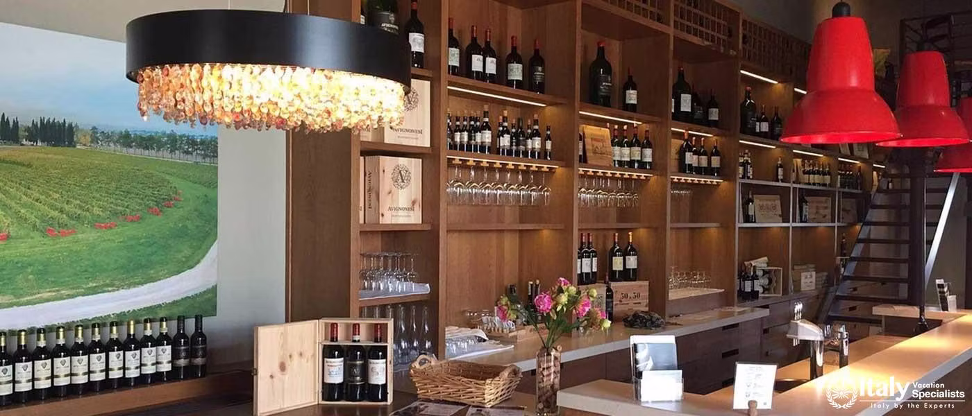 Best Wine bar at Avignonesi Tuscany 