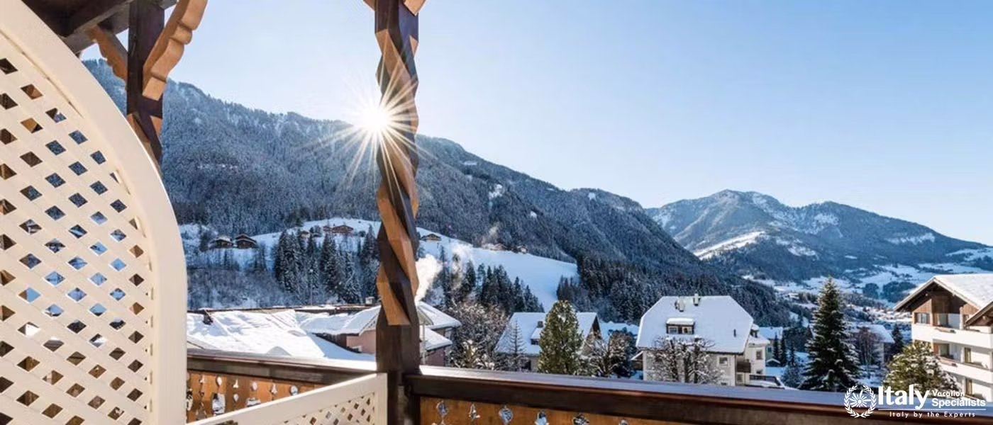 Beautiful view from Classic Hotel Stetteneck in Italy 