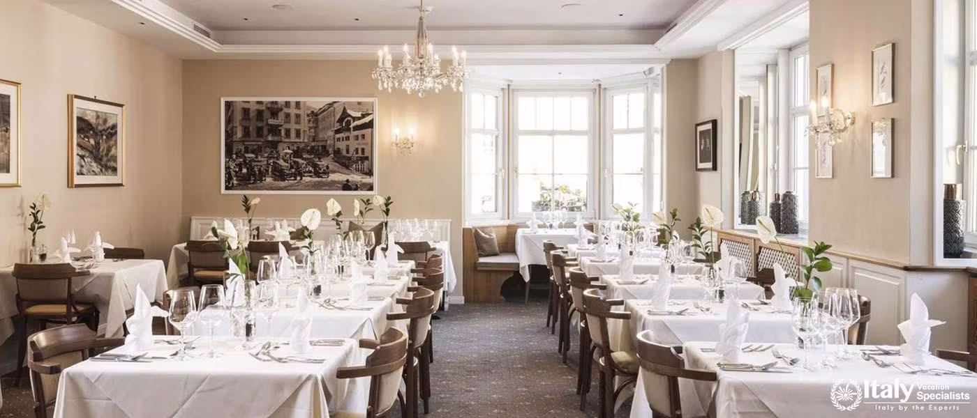 Fine Dining available at Classic Hotel Stetteneck in Italy 