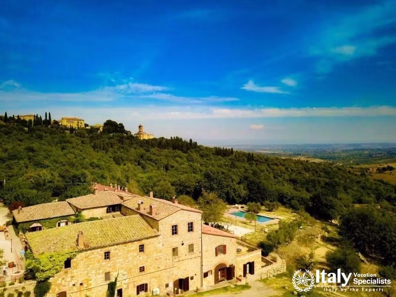 Historic Beauty from Above at Relais La Chiusa