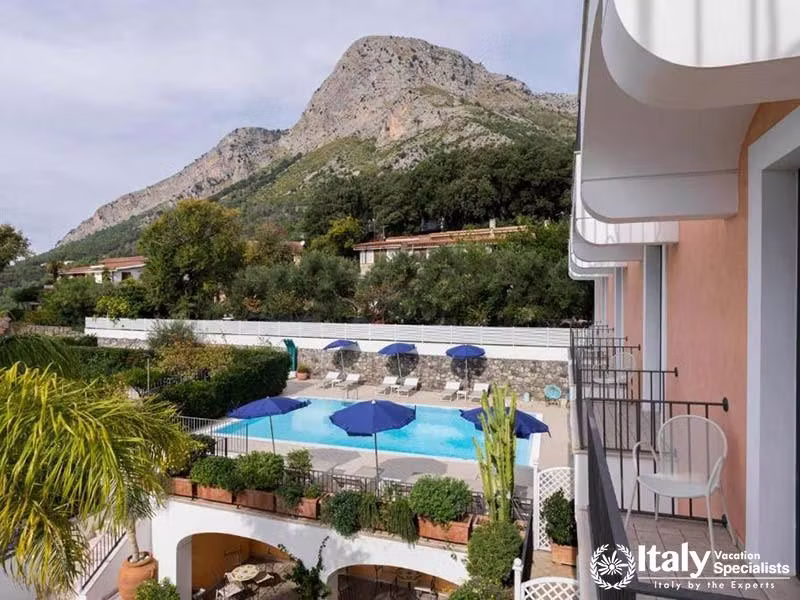 Poolside Tranquility from Hotel Murmanns Stylish Balconies