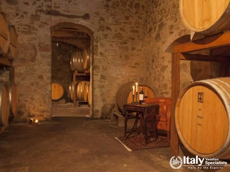 Explore the rich history of our winery with a visit to our atmospheric barrel cellar.