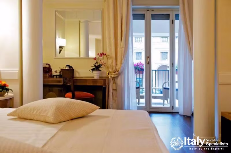 Cozy and Inviting Guest Room at Mercure Parma Centro Stendhal in Parma, Italy