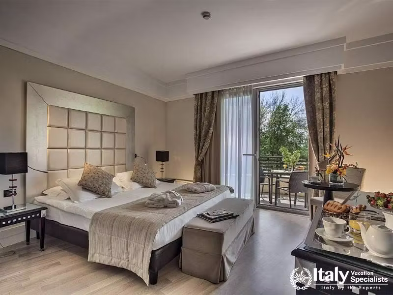 Start your day with a gourmet breakfast in our spacious, elegantly furnished room.