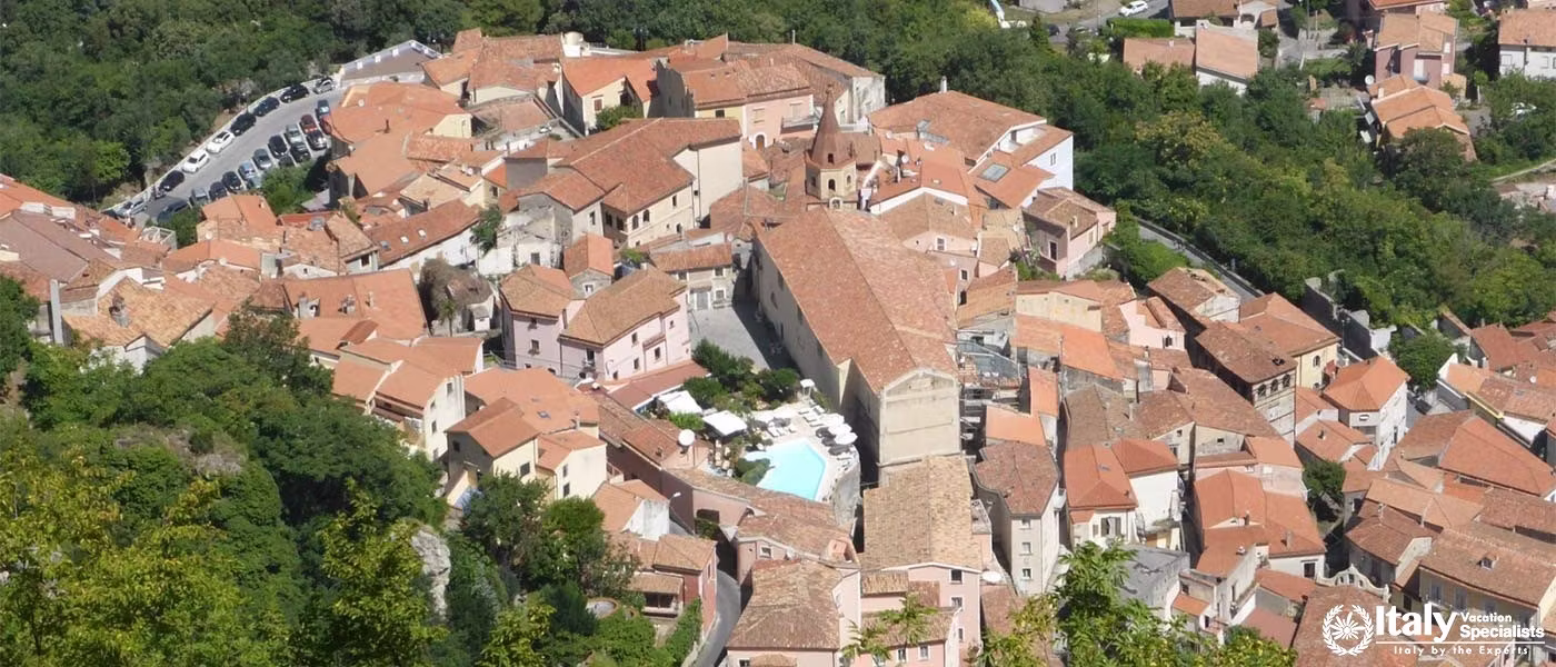 Panoramic View of Maratea from La Locanda delle Donne Monache