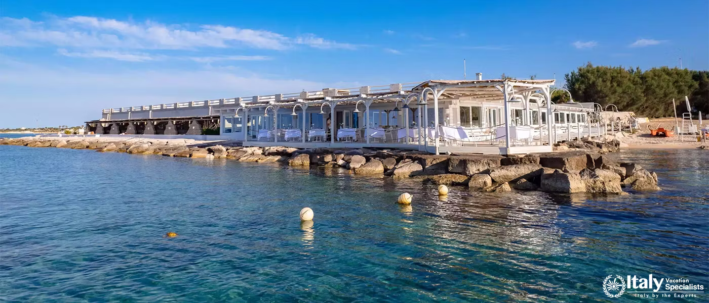 Beachfront View of Hotel Lungarno in Florence, Italy