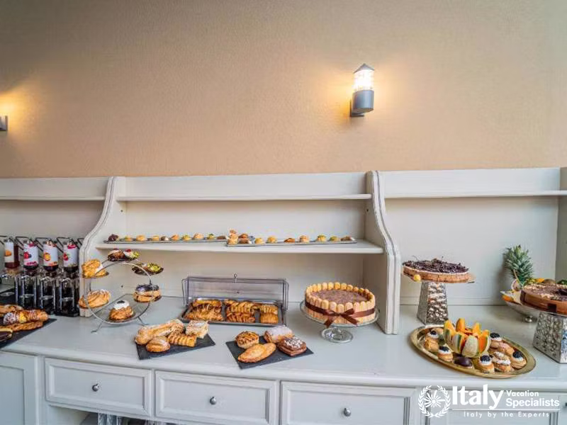 Sumptuous Desserts at Hotel Colomba D'Oro in Tropea, Italy