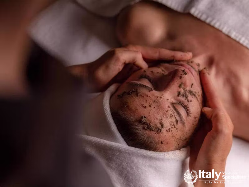 Facial Treatment at the Spa in Bivio Hotel Plaza in Livigno, Italy