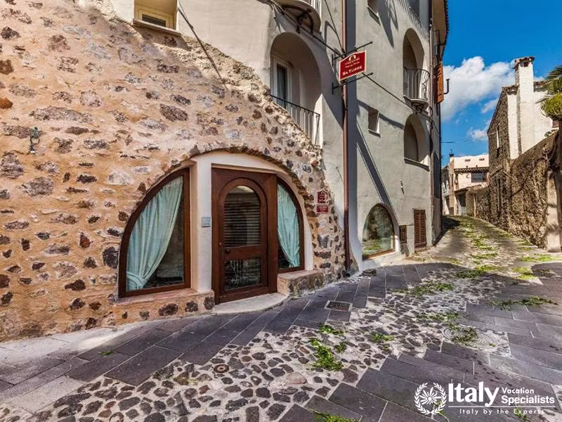 Charming Streets of Orosei with Unique Architecture at Albergo Diffuso Mannois