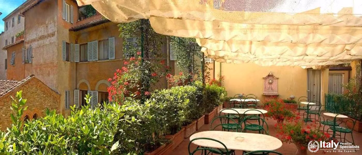Amazing exterior of Hotel Berchielli in Italy