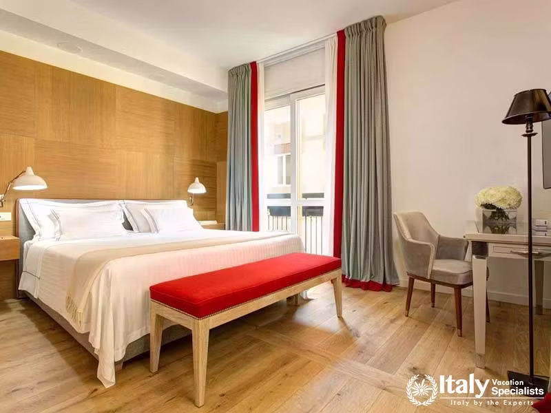 Elegant Guest Room at Hotel Lungarno in Florence, Italy