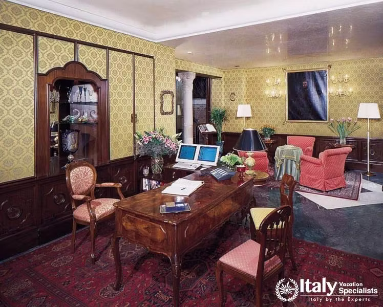 Reception Area Palazzo Vivaldi Venice 