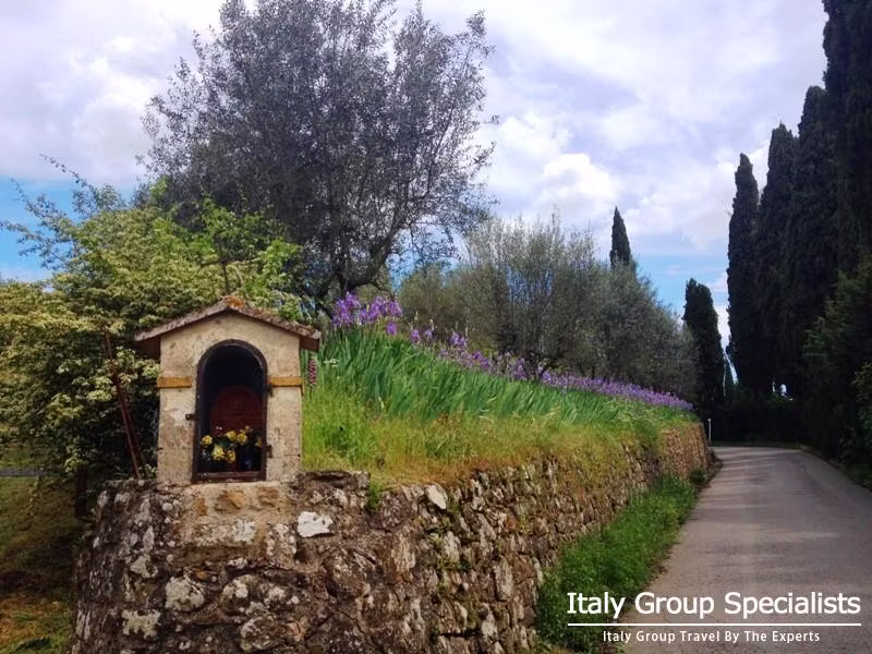 Spectacular Views from the Villa Vignamaggio Estate in the heart of the Chianti Region 