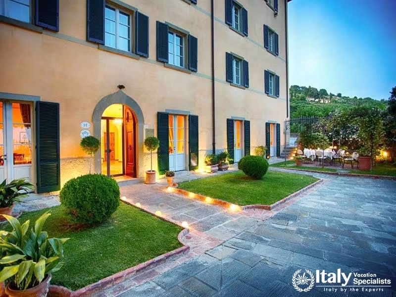 Breathtaking Views of Valdichiana Valley from Hotel Villa Marsili in Cortona, Italy