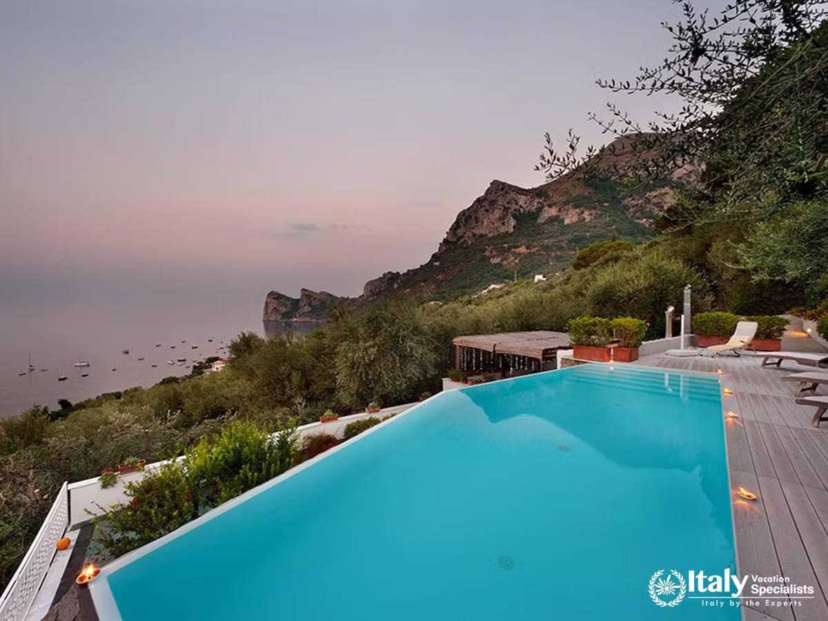 An Enchanting Evening at Villa Esattezza’s Infinity Pool