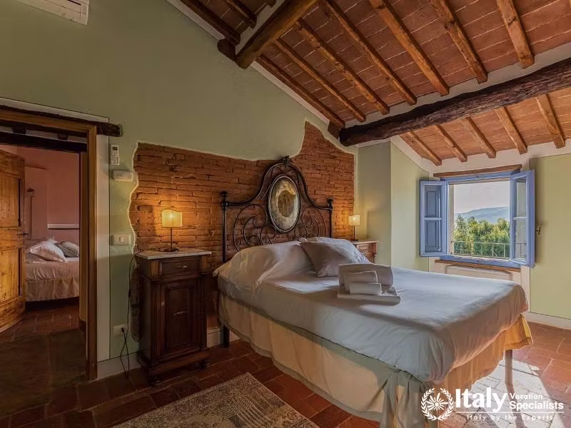Elegant Bedroom: Sleep peacefully in a beautifully decorated bedroom.
