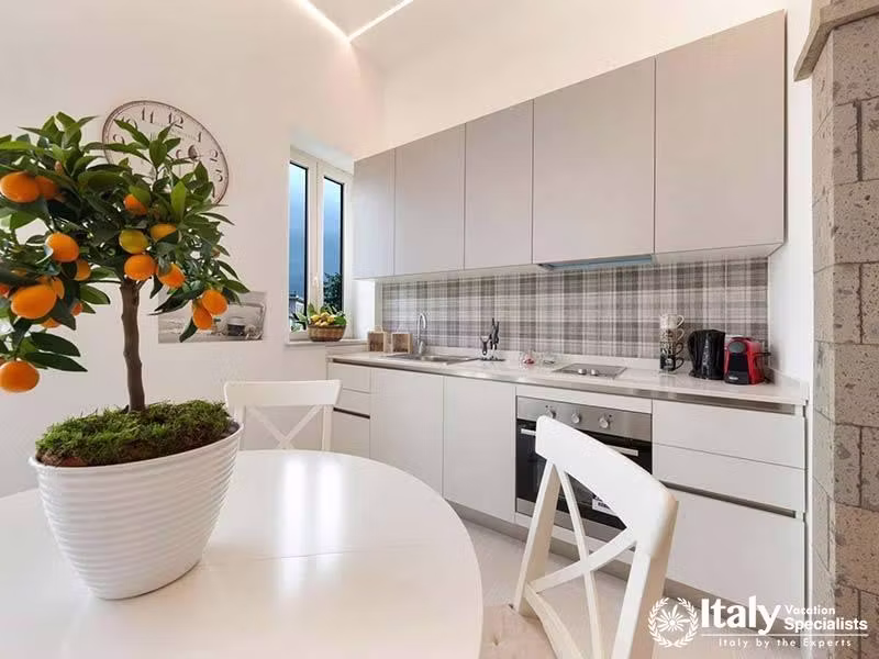 Contemporary Interiors with Artistic Flair at Tasso Luxe Stay in Sorrento, Italy
