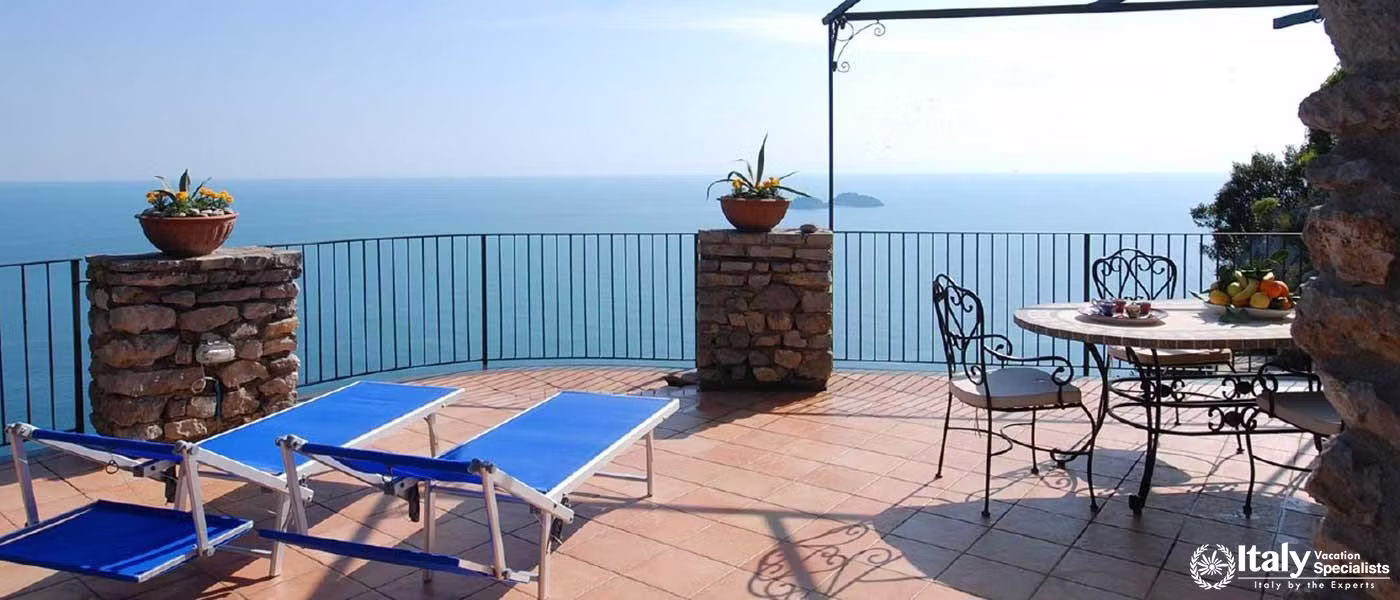 Sea-view from Villa Clara 