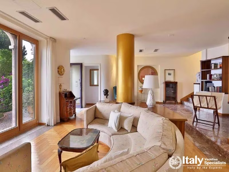 Sophisticated Comfort in Villa Sontuosos Living Space in Taormina