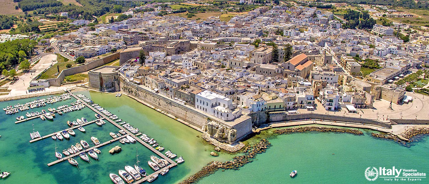 Aerial Perspective of Otranto, Italy