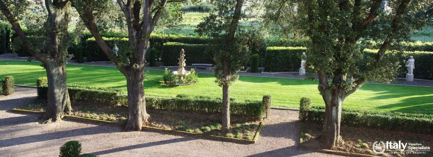Trees and beauty of Villa Pattoni
