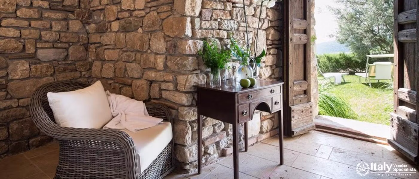 Interior of Villa Tezio