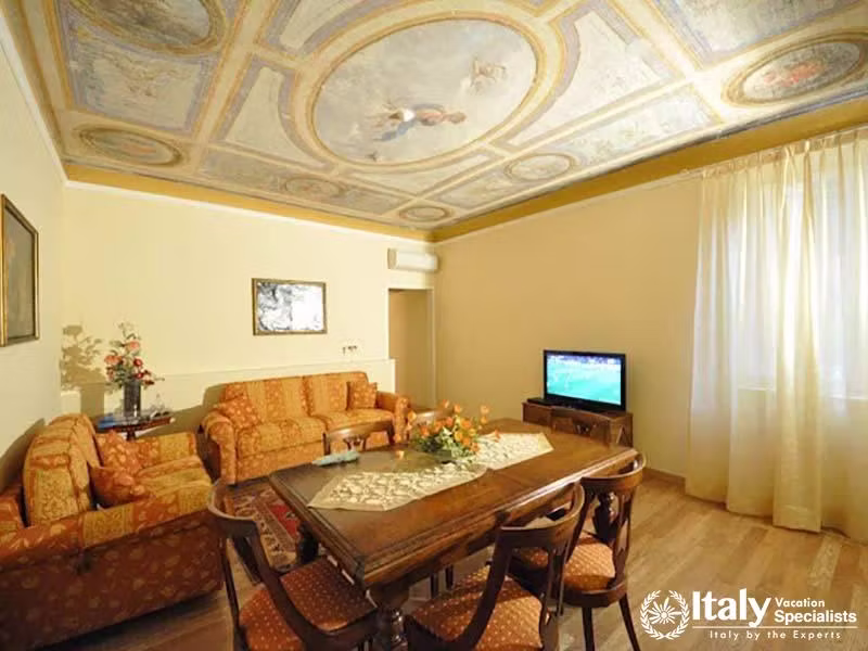Living room in apartment of Florence