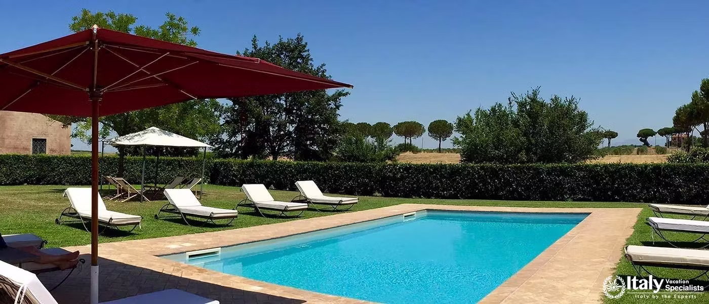 Outdoor Swimming Pool at Villa Serenity Haven
