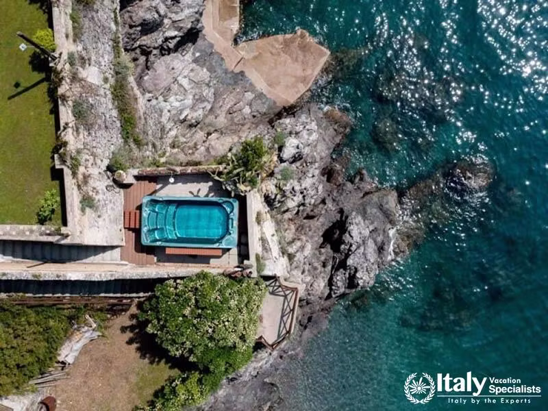 Ocean-View Jacuzzi: Luxurious Relaxation at Villa Dei Sogni in Amalfi Coast, Italy