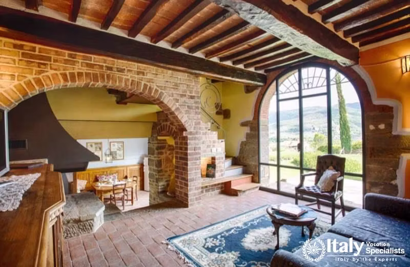 Borgo Gaggioleto Villa - Cozy Living Room