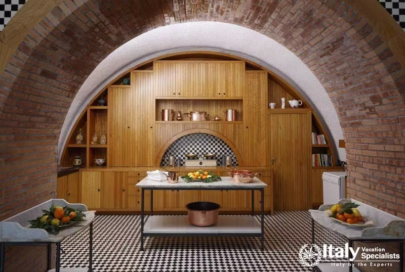 Reading area in Villa Magia