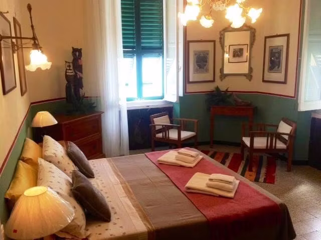 Monterosso, Apartment with Sea-View, Bedroom 