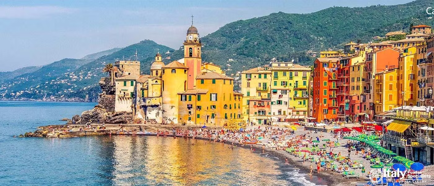 Beach at Rapallo, Italy