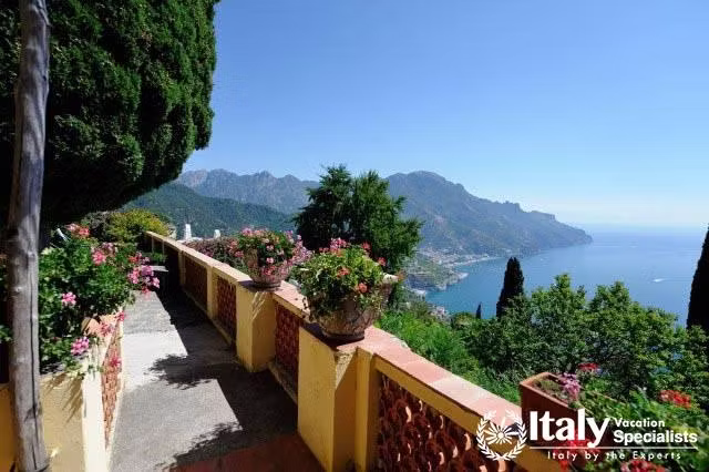 Wonderful view from the terrace of Villa Tomeu