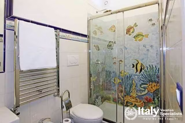 Bathroom with shower in Villa Azalea