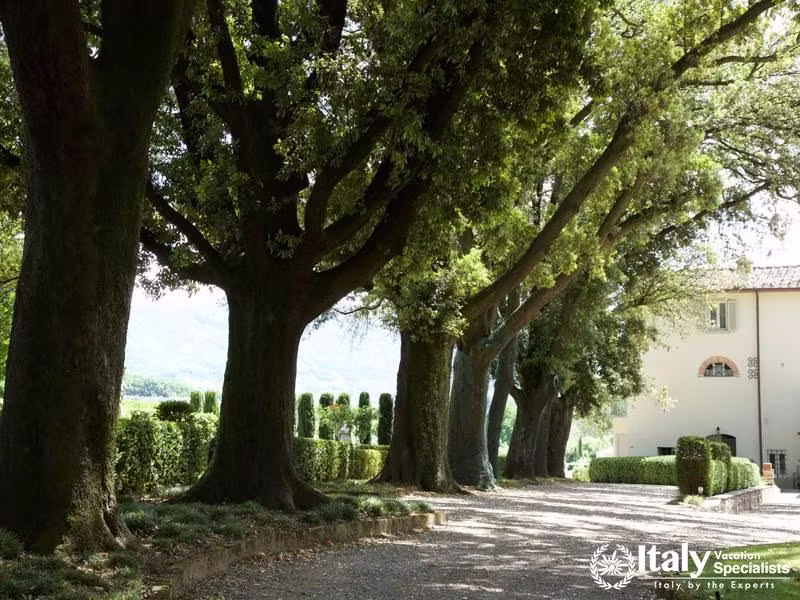 Villa is in the heart of Tuscany