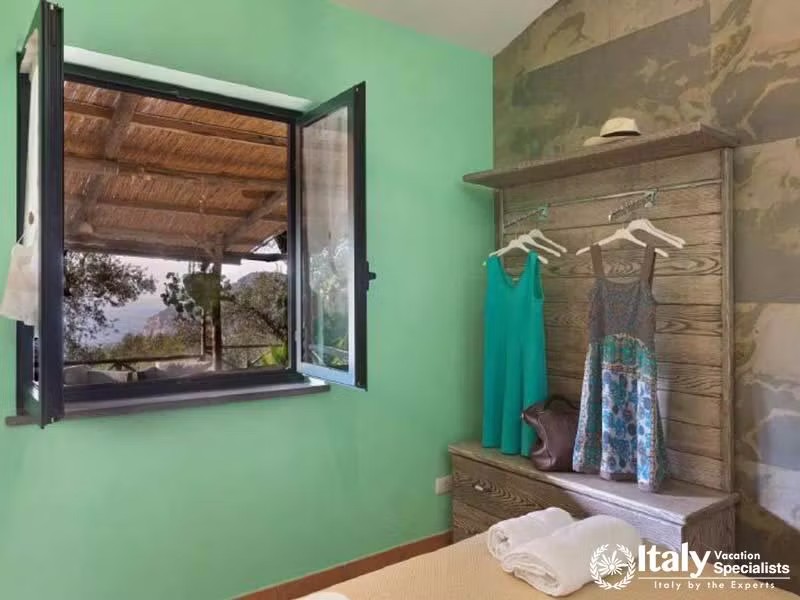 Excellent view from bathroom in Villa Livia