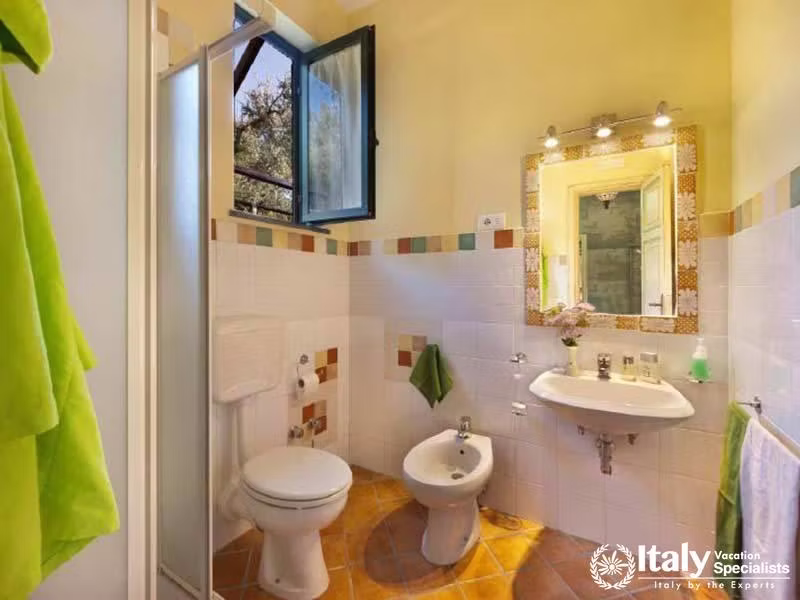 Excellent bathroom with shower in  Villa Livia