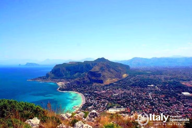 View over Mondello: Sicily Luxury Property 