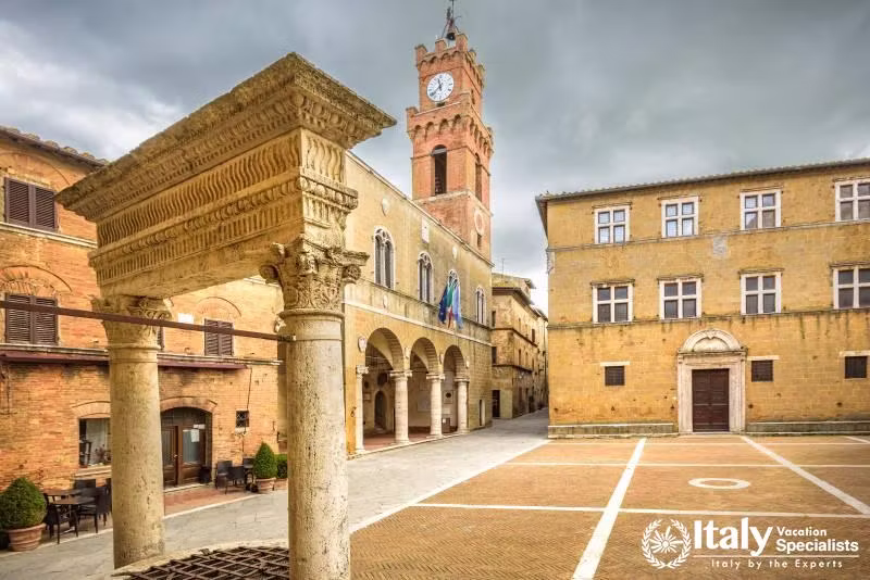 The main square of Pienza