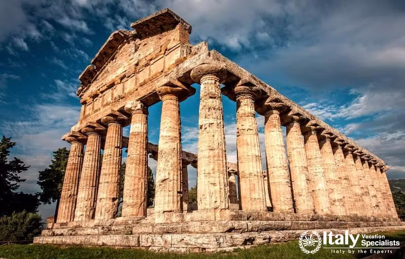 Temple of Athena in Salerno Italy