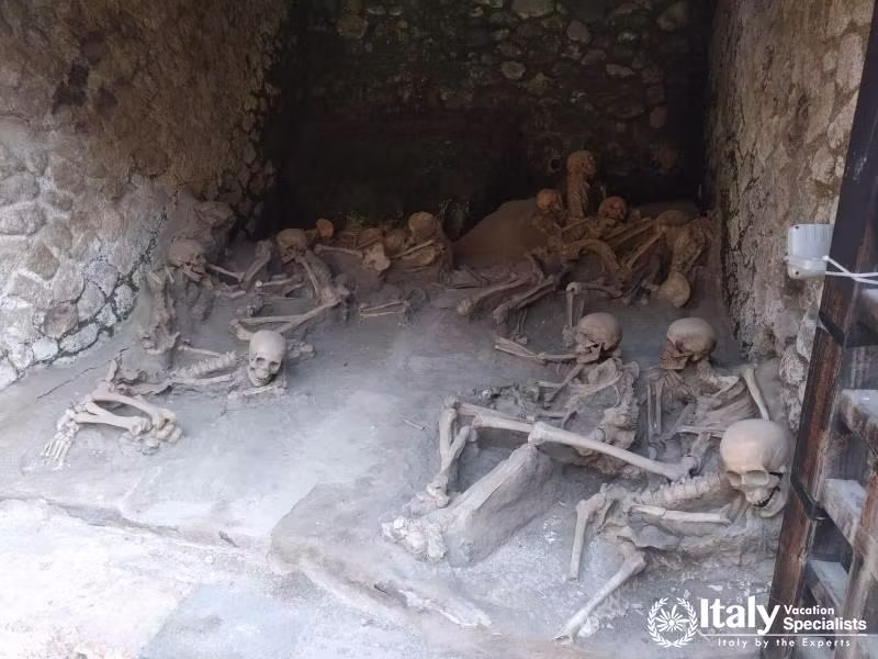 Skeletons in the ancient port