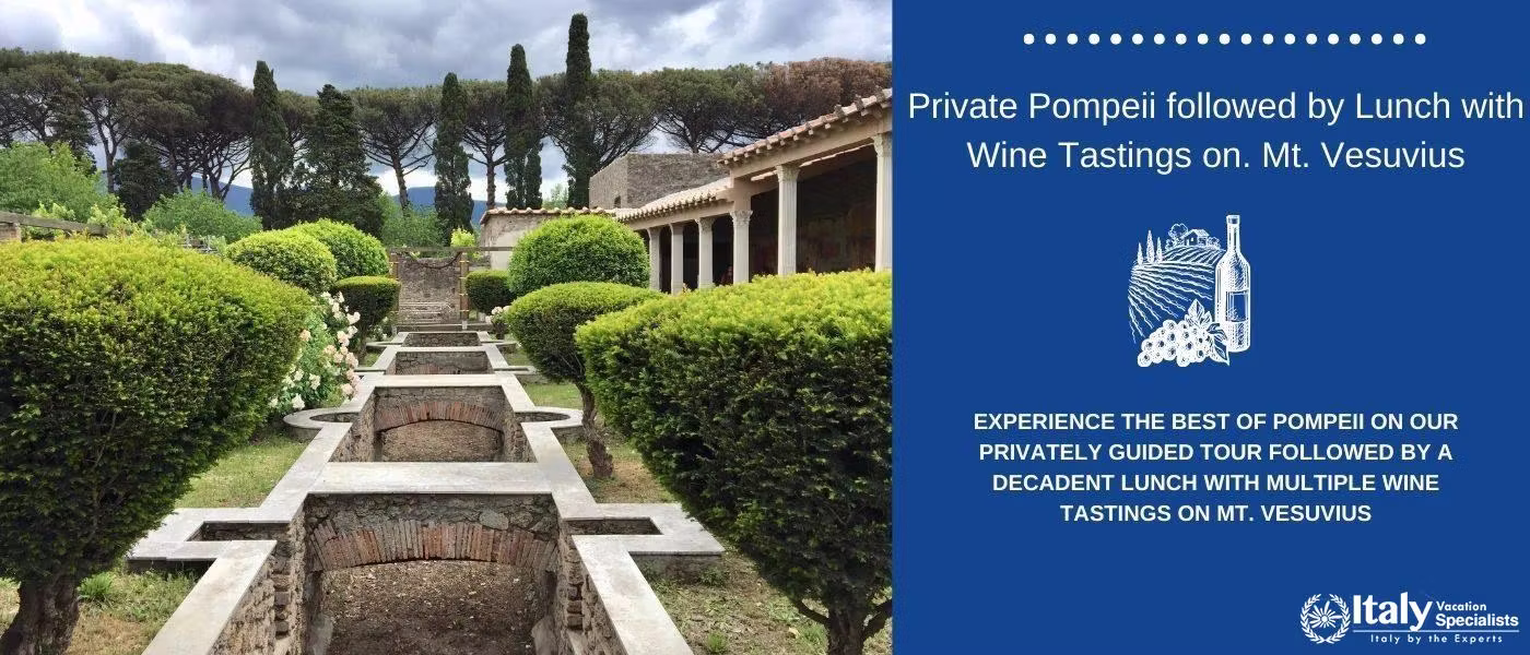 Private Pompeii with Lunch and Wine 