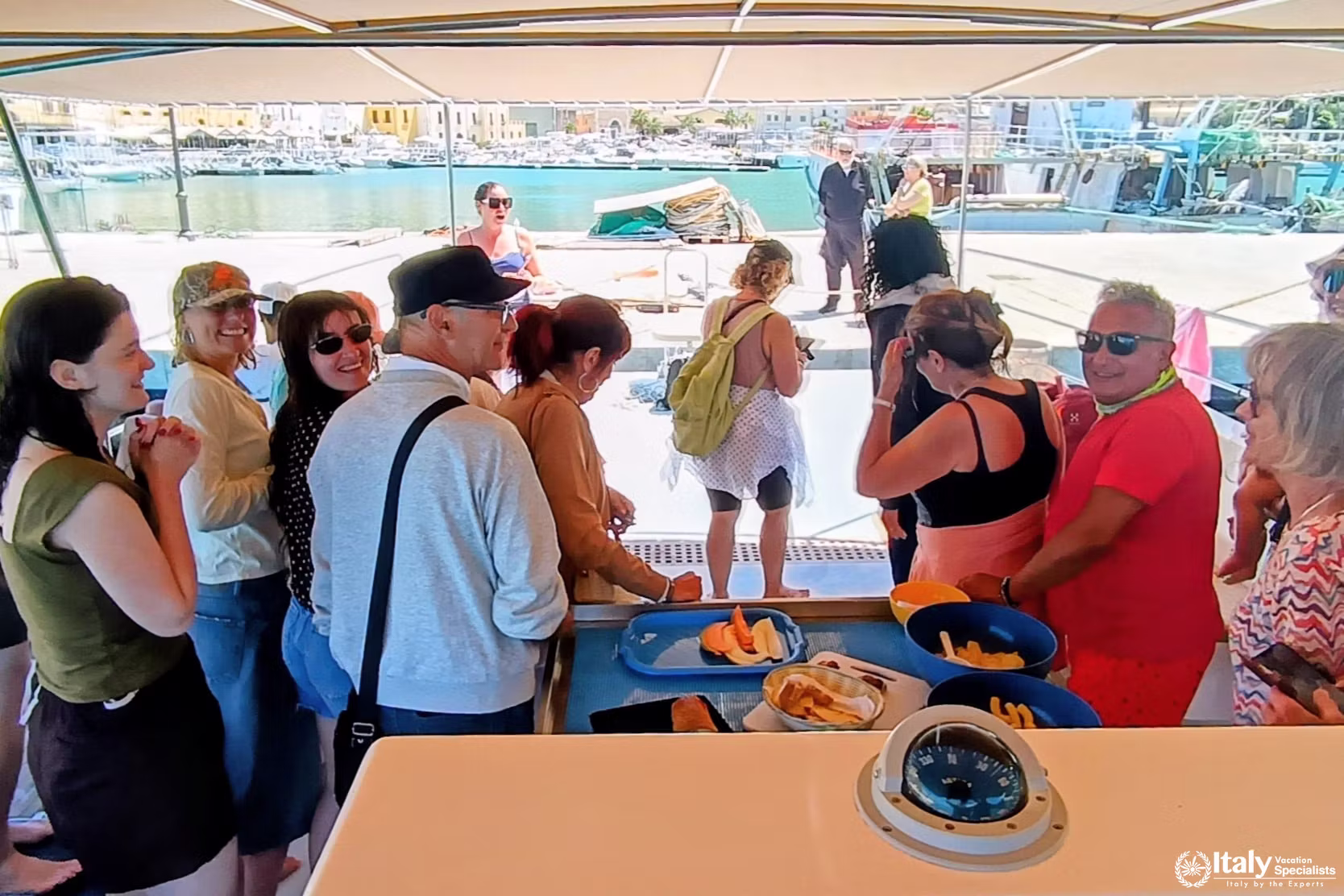 Onboard Atmosphere During the Scopello Catamaran Experience