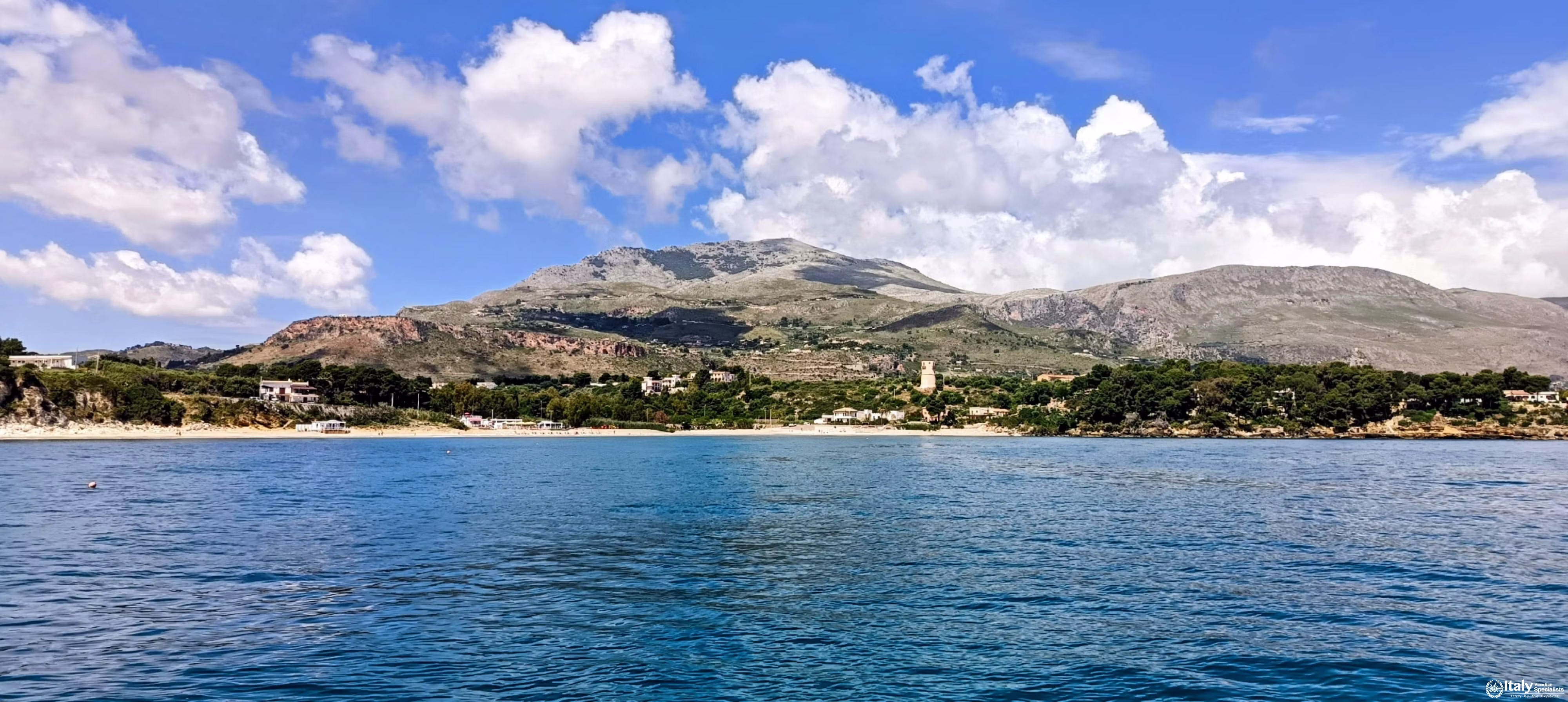 Panoramic Coastal Views During a Sicily Catamaran Journey