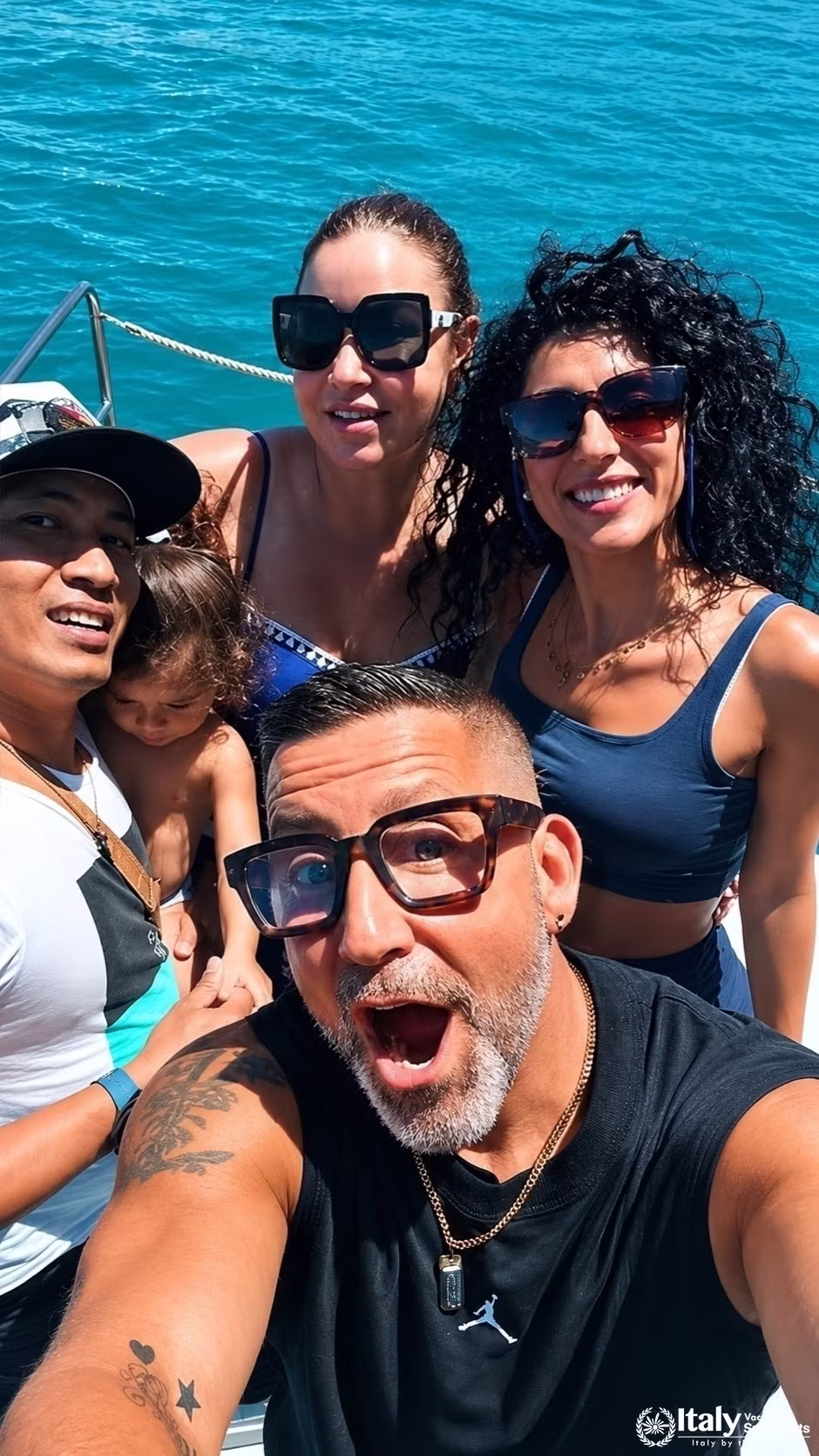 Guests Enjoying a Catamaran Tour in Castellammare del Golfo
