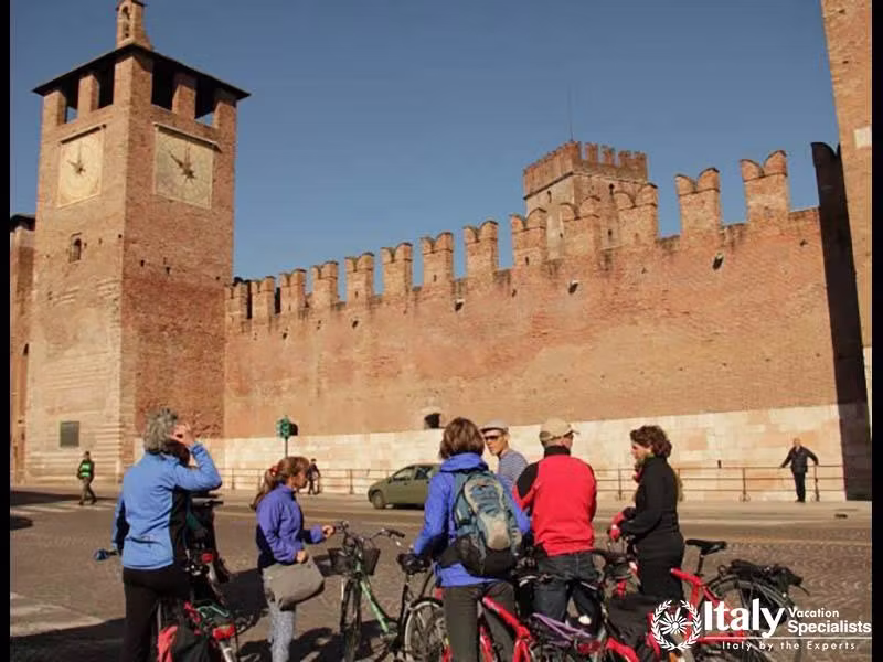 Biking Along the Scenic River Adige in Verona