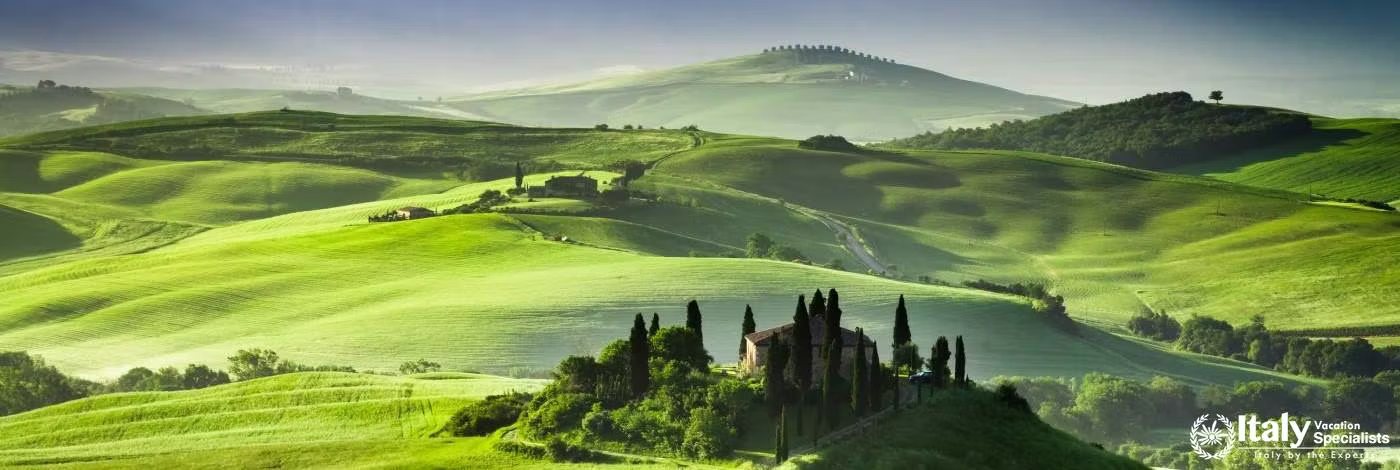 Orcia Valley from Pienza in Tuscany with Italy Vacation Specialists 