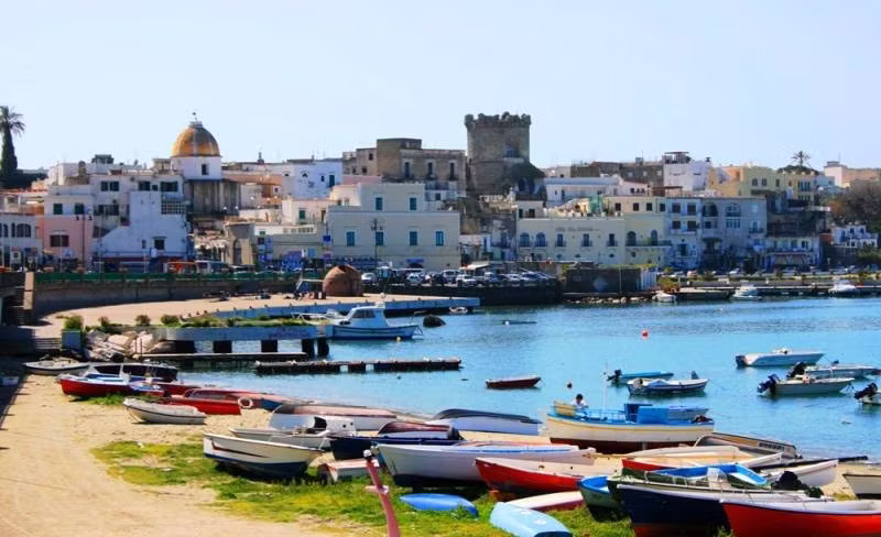 Harbour on Island of Ischia, Italy