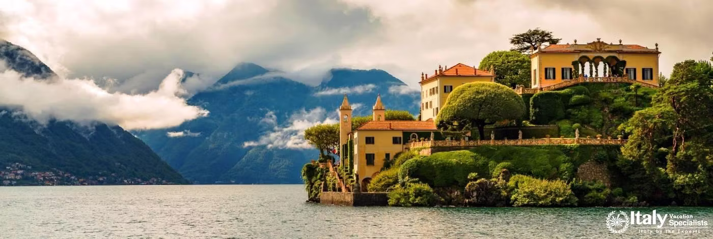 Private Tour of Lake Como by Boat including the Gardens at Villa Balbianello and stop for Lunch at  Isola Comacina private tour in Bellagio Italy with local guide
